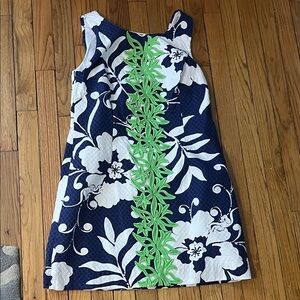 Lilly Pulitzer Delia Shift Dress in Navy